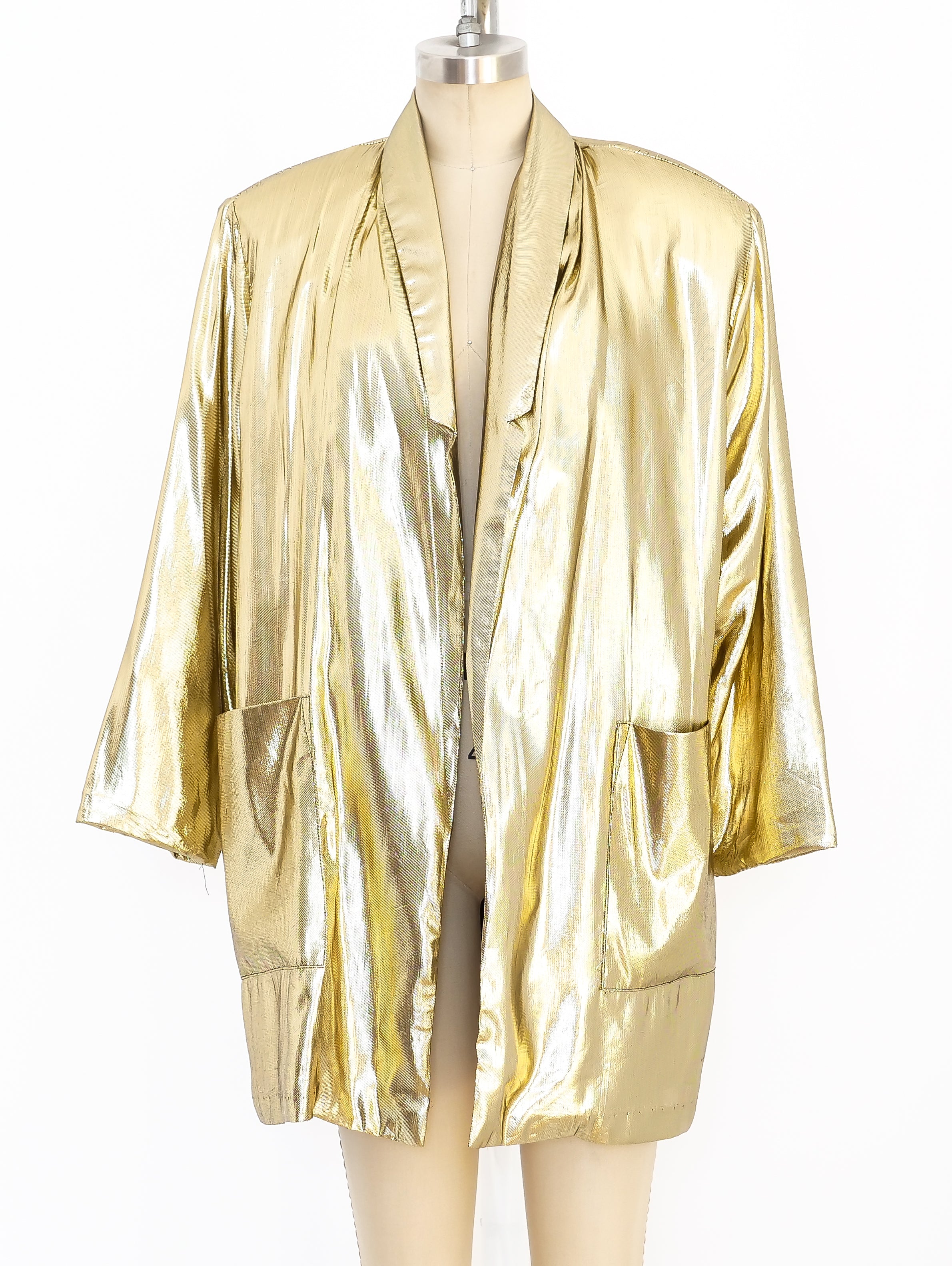 Metallic Gold Lame Jacket