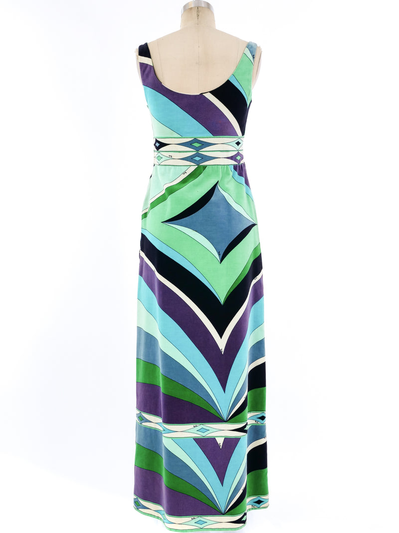 Pucci Velvet Maxi Dress Dress arcadeshops.com