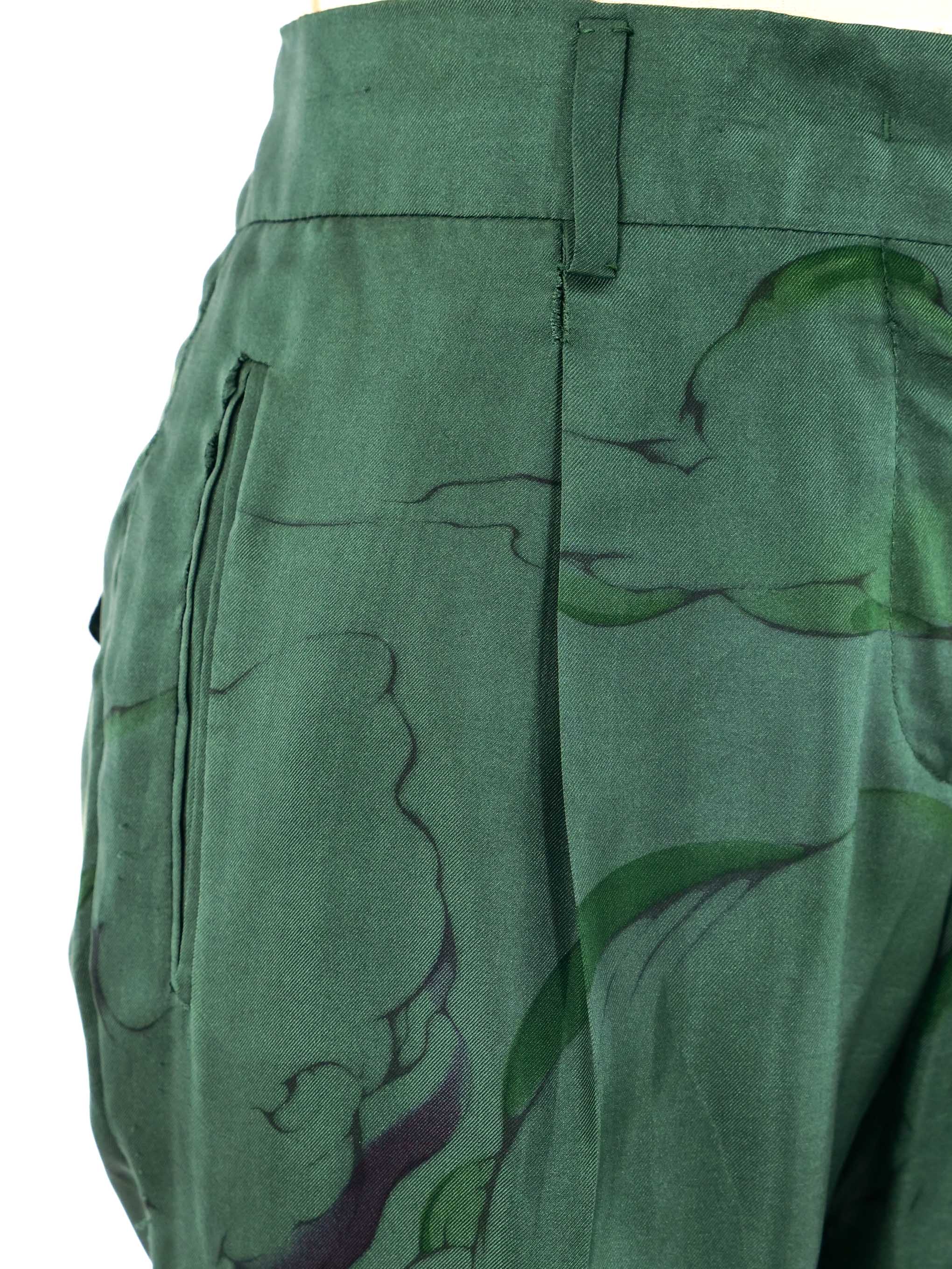 2002SS PRADA VINTAGI Flower slacks | solabot.com