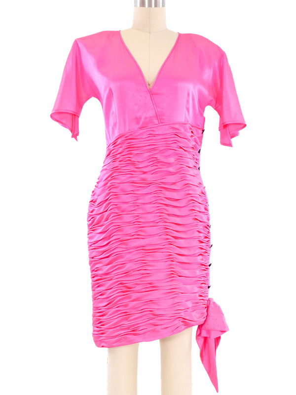 Ungaro Celestial Jacquard Fuchsia Silk Ensemble