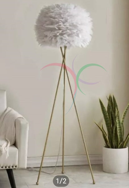 tripod feather floor lamp