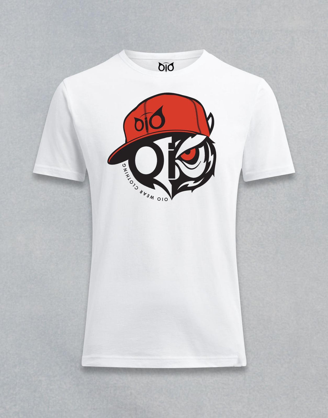 T-Shirt OiO Red Cap White - OiO Clothing