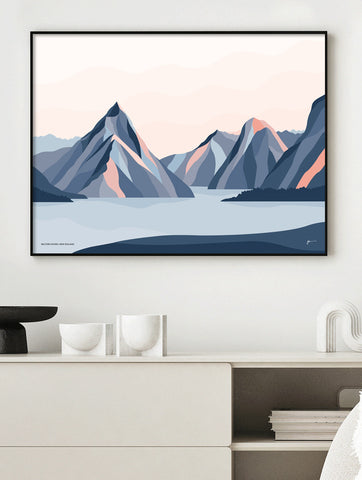 Milford Sound Art Print by Bridget Hall