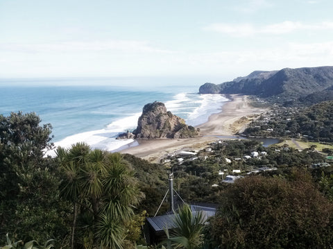 View of Piha Beach