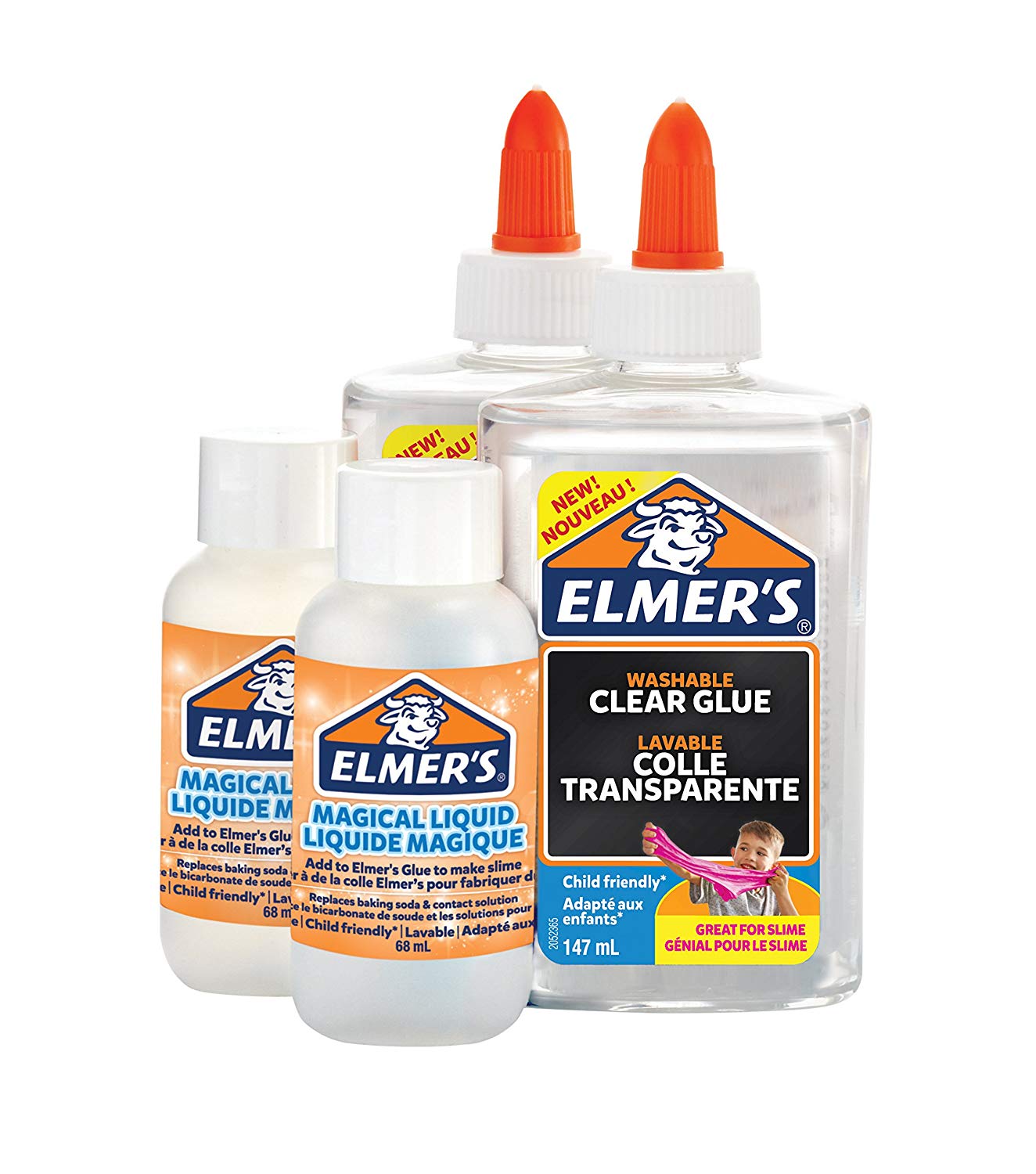 Elmers Kit Di Base Per Slime Con Colla Trasparente Penne