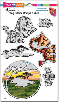 Stampendous - Stamp/Die Set - Giraffe