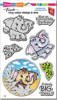 Stampendous - Stamp/Die Set - Elephant