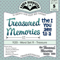 Karen Burniston - Dies - Word Set 11 - Treasure