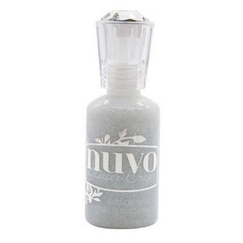 Nuvo Glitter Drops - Silver Crystals