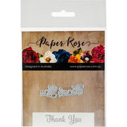 Paper Rose - Dies - Thank You