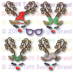 Tutti Designs - Dies - Build A Reindeer Face