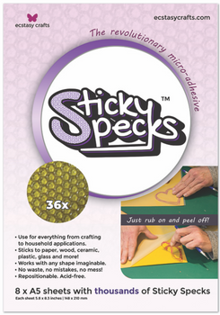Sticky Specks Micro Adhesive 8 A5 Sheets