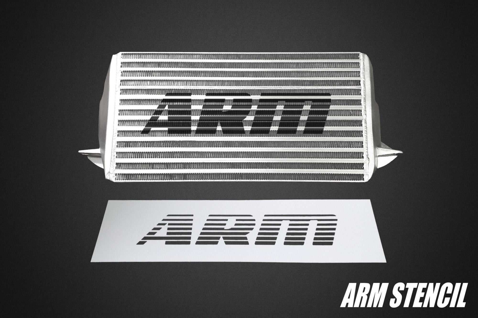  ARM  Intercooler Stencil  ARM  Motorsports 