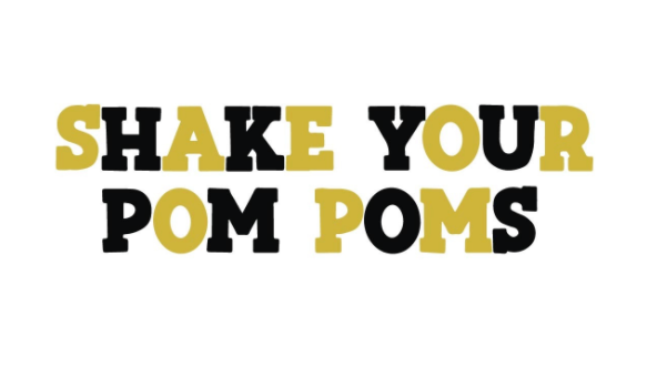 Shake Pom Poms Black & – Kiddly Toes