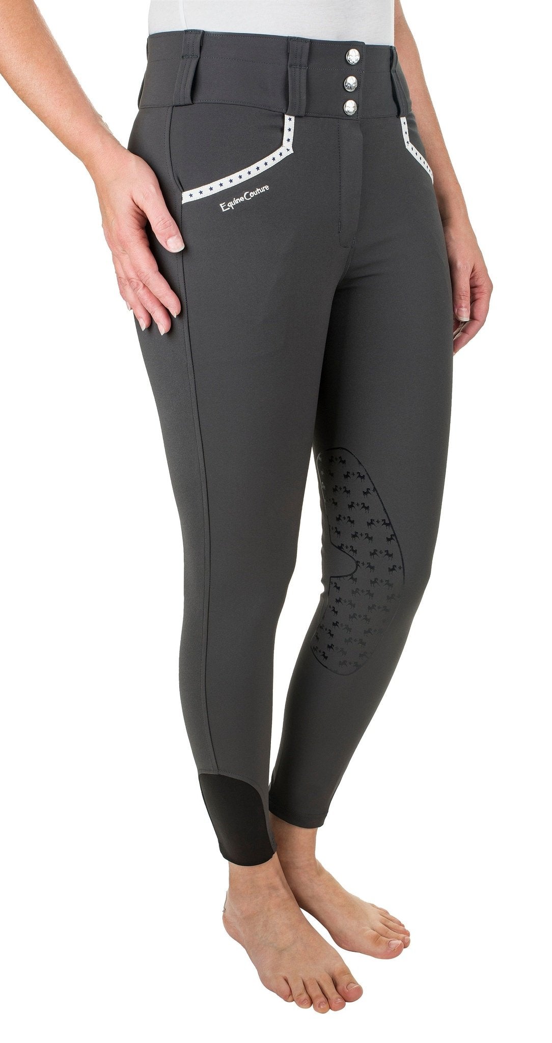Equine Couture Ladies Techno Extended Knee Patch Breeches –