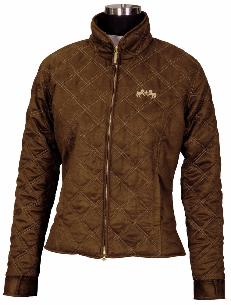 Fleece Jacket with High Collar - Light beige - Ladies