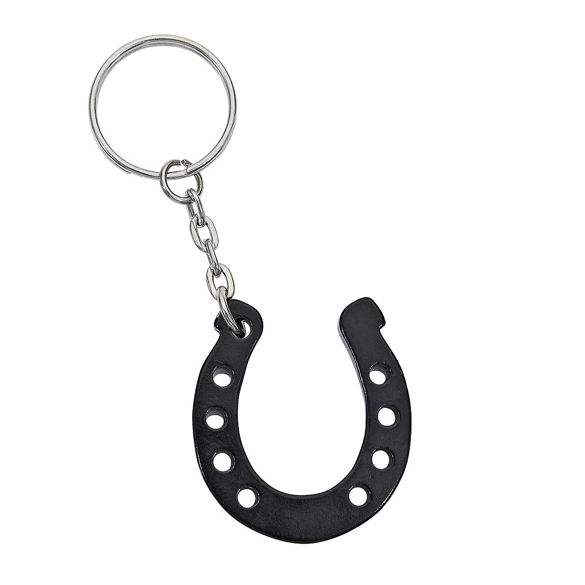 AWST Int'l Rearing Horse Keychain- Black 