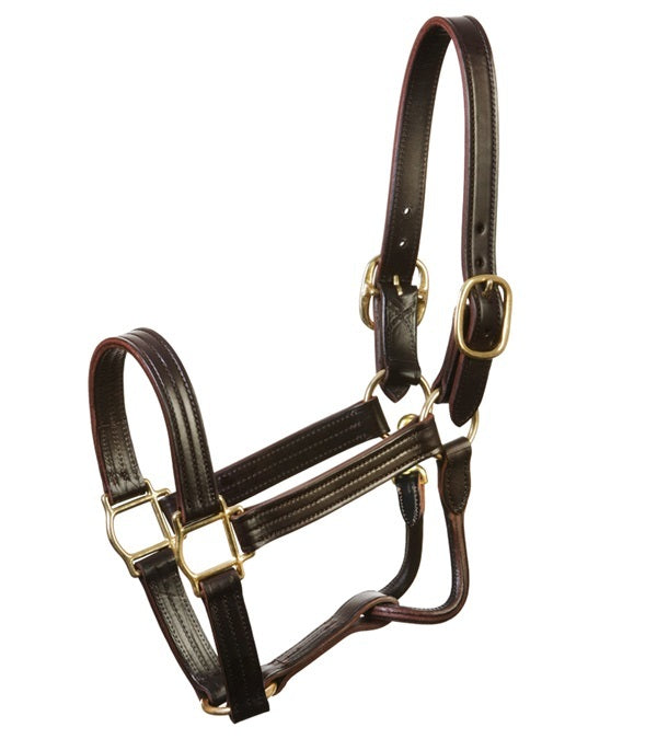 Leather Crown Diamond Pattern Halter Horse Size 126001PS - Jackson's Western