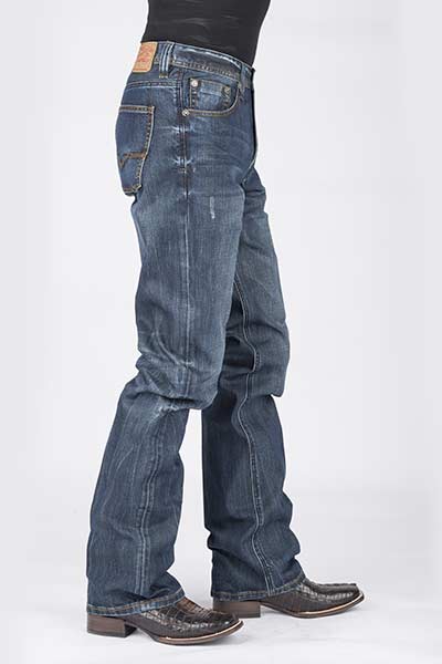 Stetson Men's 1312 Modern Fit Jeans w/ Line Detail –