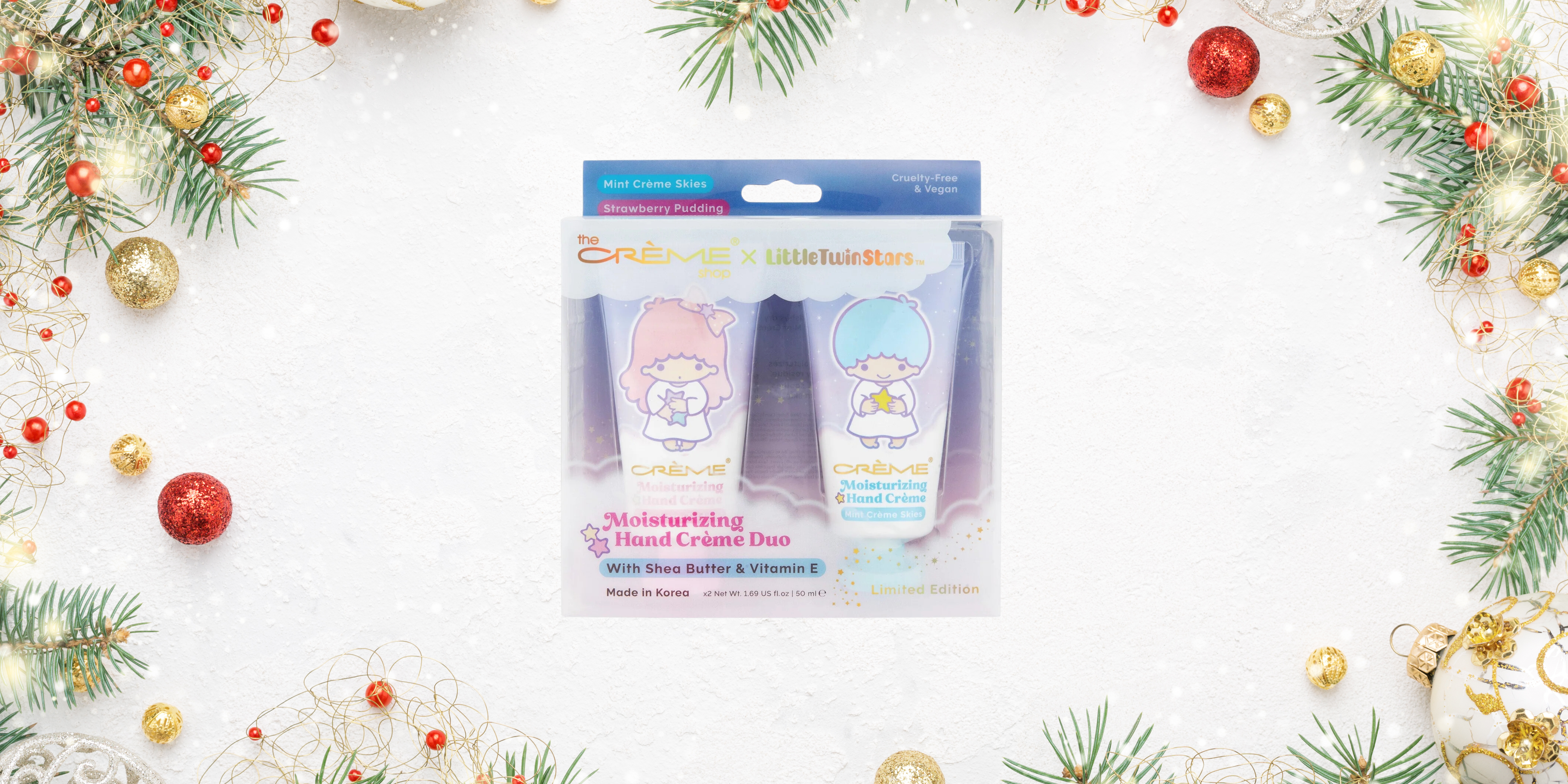 The Creme Shop x Little Twin Stars Moisturizing Hand Creme Duo