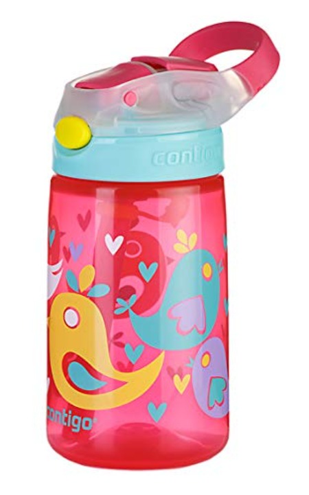 Contigo Kids Aubrey Autospout Drink Bottle - 414ml Blue - Raspberry Bu