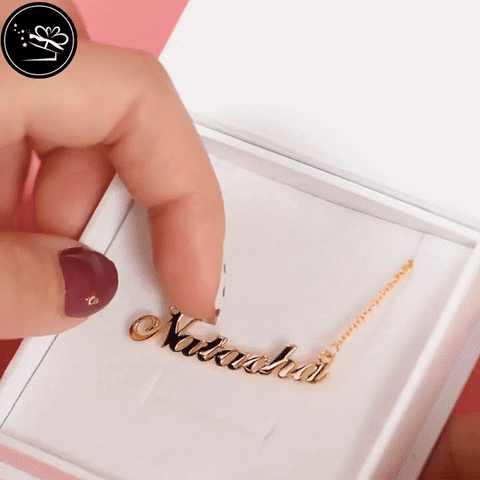 CUSTOM NAME NECKLACE IN 18K GOLD PLATED