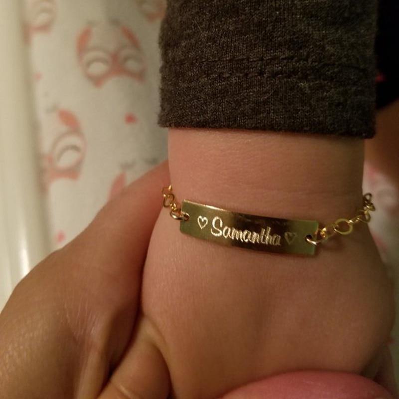 baby name bracelet