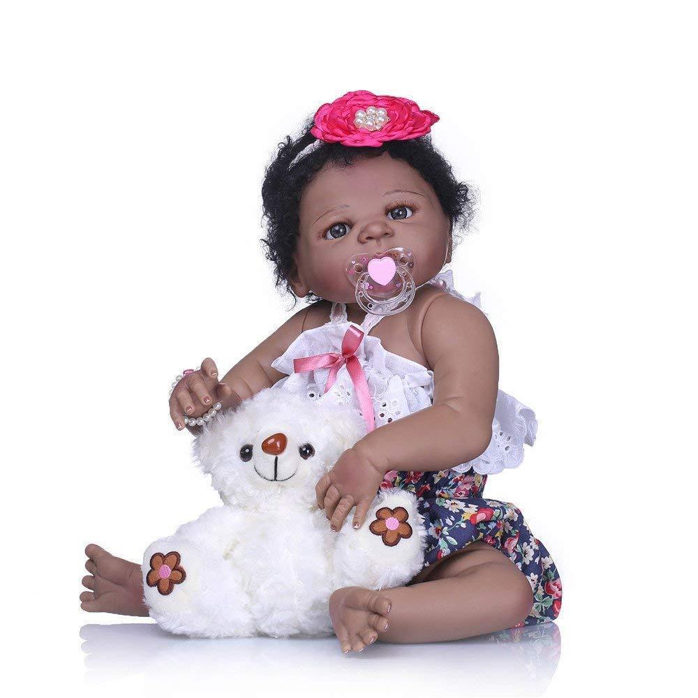 newborn baby doll girl black