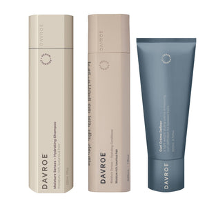 Davroe Volume Senses Amplifying Shampoo, Conditioner and Curl Crème De –
