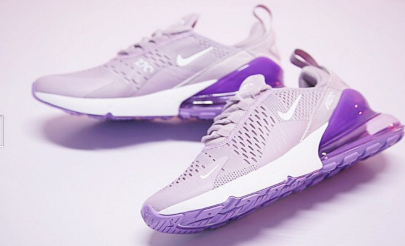 nike air max 270 womens white and purple