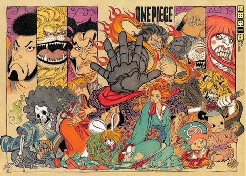 One Piece And Ukiyo E Drawing Inspiration From Edo Japan Rising Sun Prints