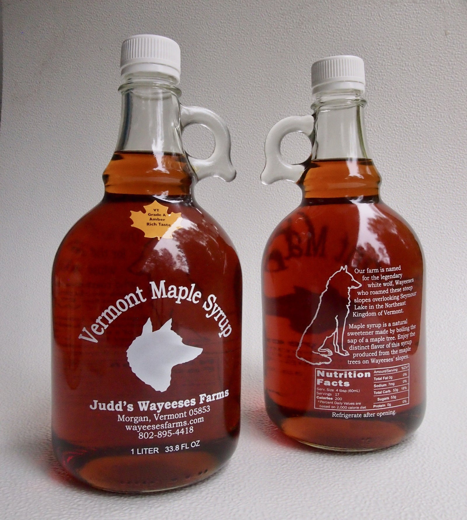 Maple Syrup in Gingerbread Person Bottles - Judd's Wayeeses Farms