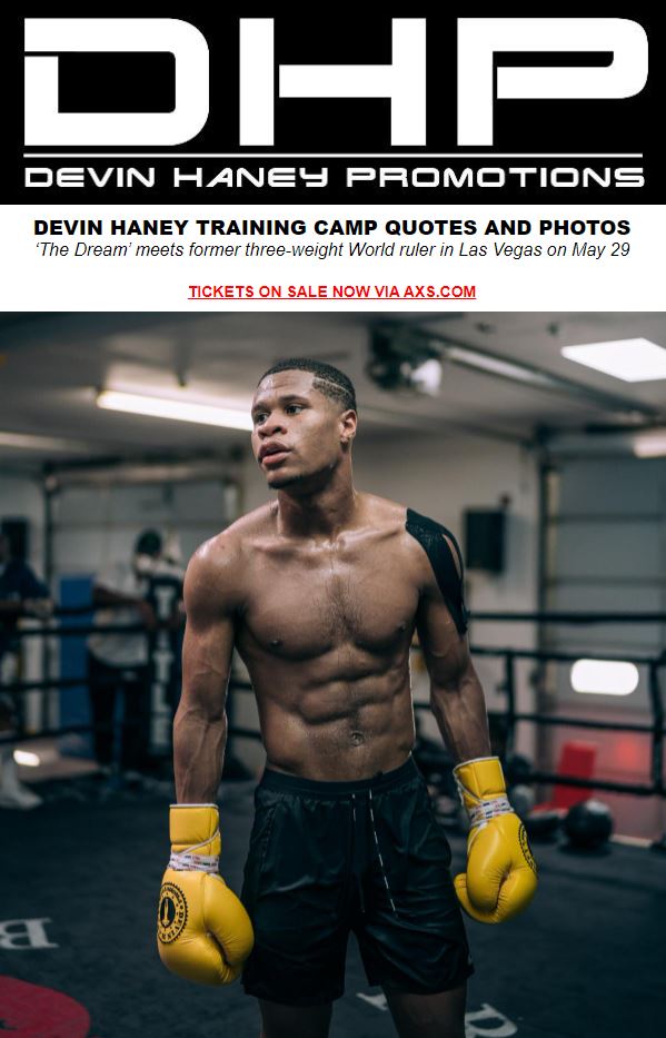 Picture for DEVIN HANEY TRAINING CAMP QUOTES AND PHOTOS