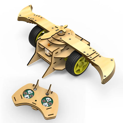 Picture of plywood robot kit