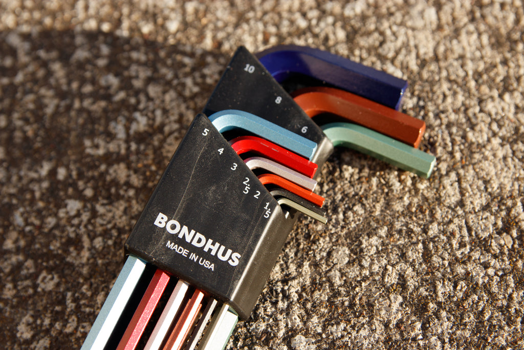 Bondhus colorguard hex wrench set