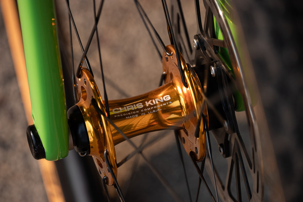 Team Desalvo with Chris King gold R45D hub