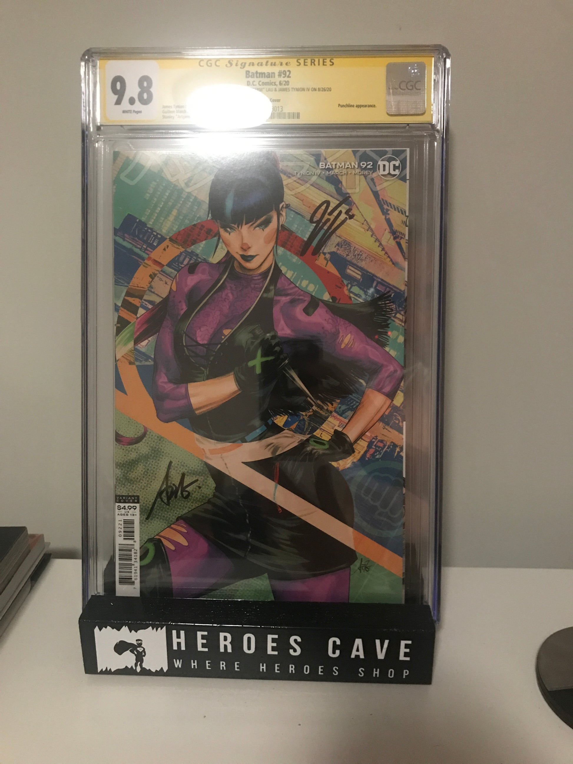 Batman 92 - CGC Signed By James Tynion IV & Artgerm | Heroes Cave