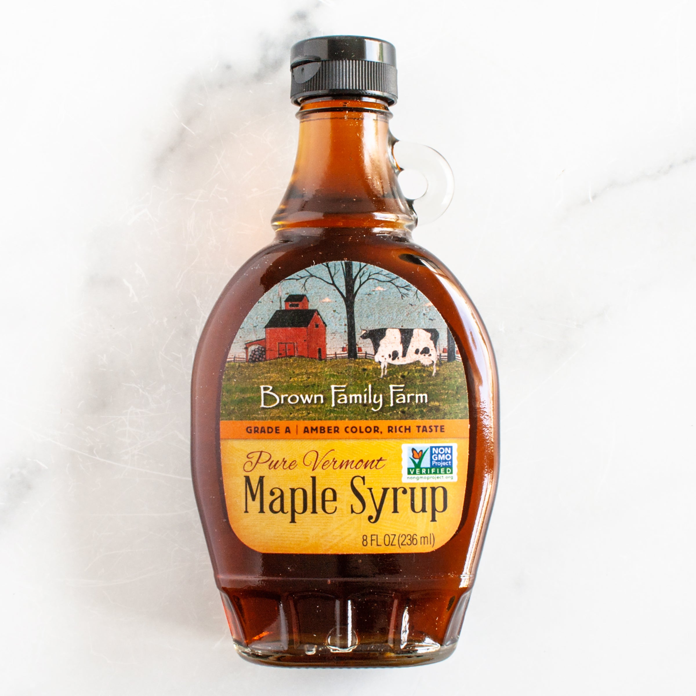 Vermont Pure Grade A Dark Maple Syrup/Brown Family Farm/Syrups, Maple &amp;  Honey – igourmet