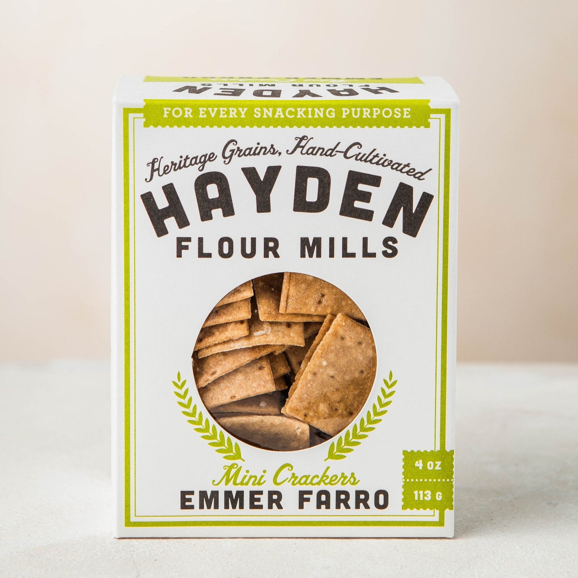 klasse naaien Uitstekend Mini Emmer Farro Crackers/Hayden Flour Mills/Pretzels, Chips & Crackers –  igourmet