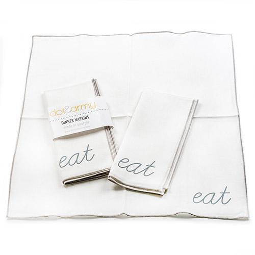 Cotton Crinkle Cloth Napkins, set of four – Dot and Army