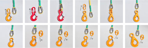 866HSH30 8mm Hammerlock + 6mm Safety Hook for Trailer Safety Chain/Car –  George4x4 4WD Recovery Gear