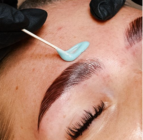 Brow wax and brow lamination