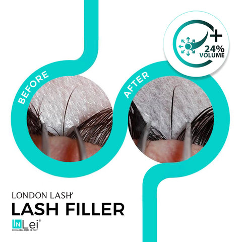 Increased lash thickness with Lash Filler