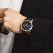 KARL-LEIMON]カルレイモンGold with Blue Dial - KARL-LEIMON Watches