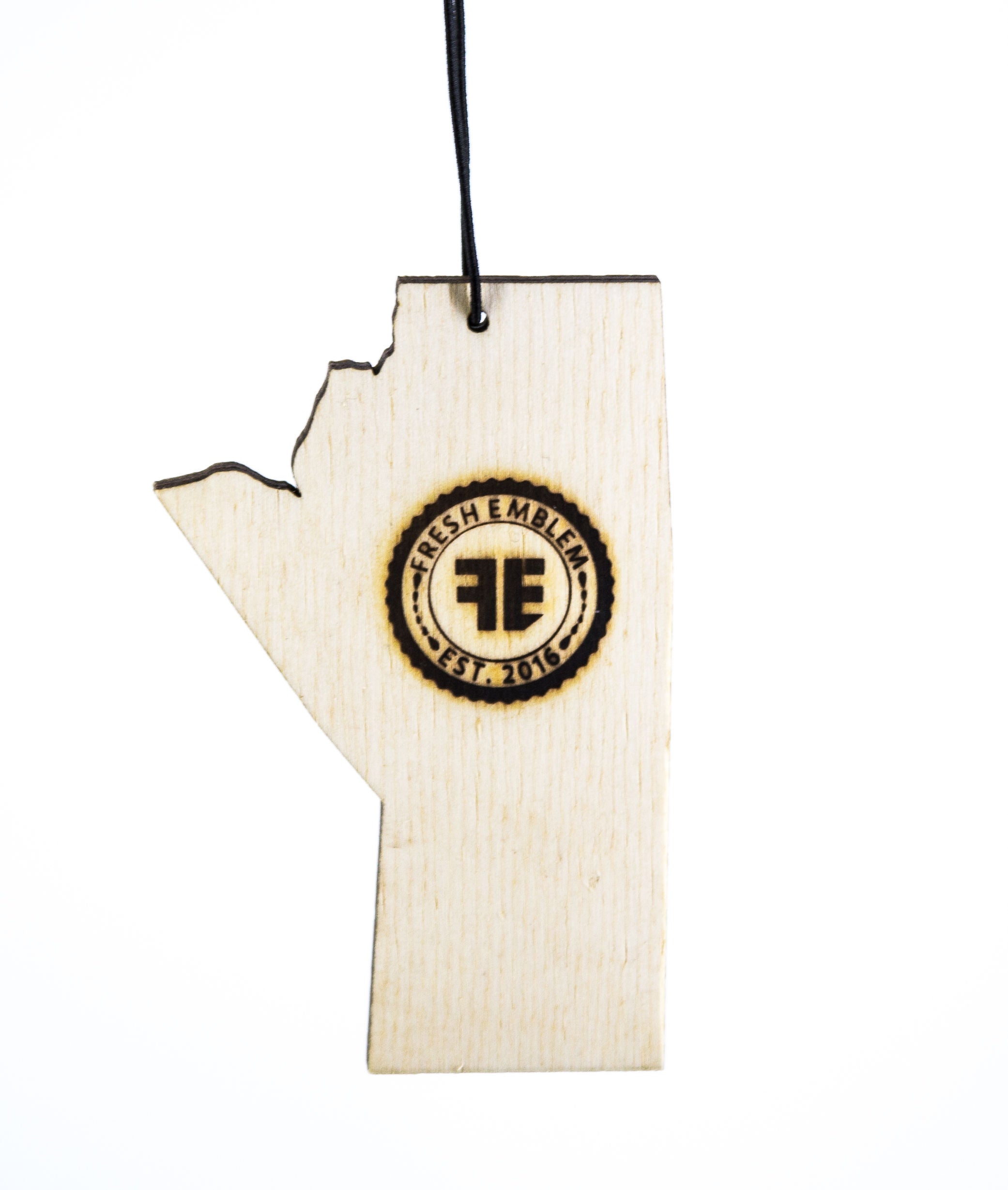 Manitoba License Plate – Rescentable Wood Car Air Freshener