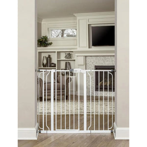 Regal Easy Step Widespan Extra-Tall Baby Gate 29-49-in x 36-in Tall, White 1154-EW-DS - Lima Deals