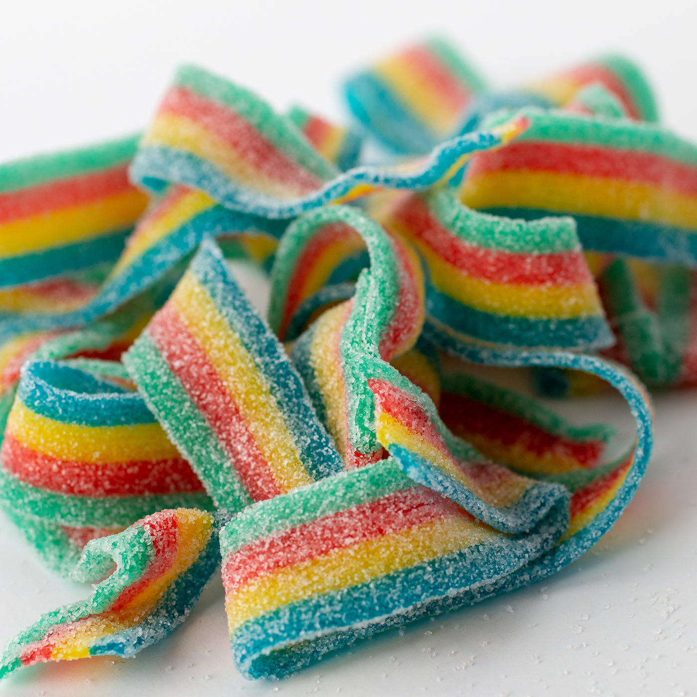 Sour Rainbow Licorice Belts Amys Candy Bar