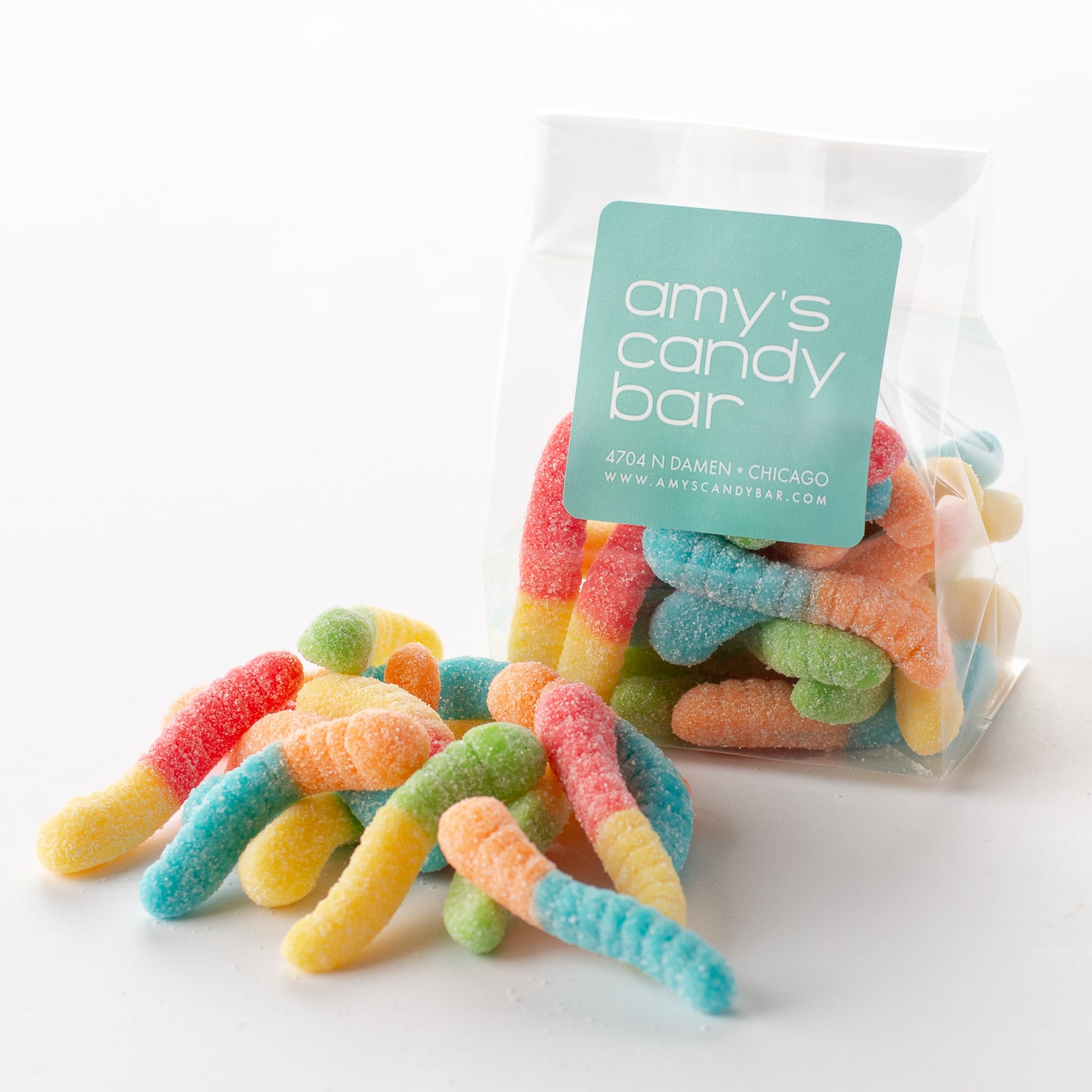 Sour Gummi Worms Amy's Candy Bar