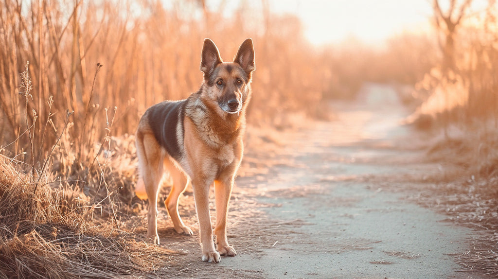 German Shepherd Australian Shepherd Mix-4