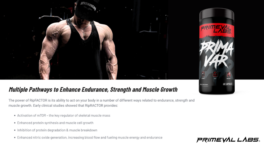 PRIMEVAL LABS PRIMAVAR NATURAL ANABOLIC